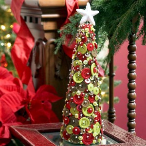 Christmas Button Tree
